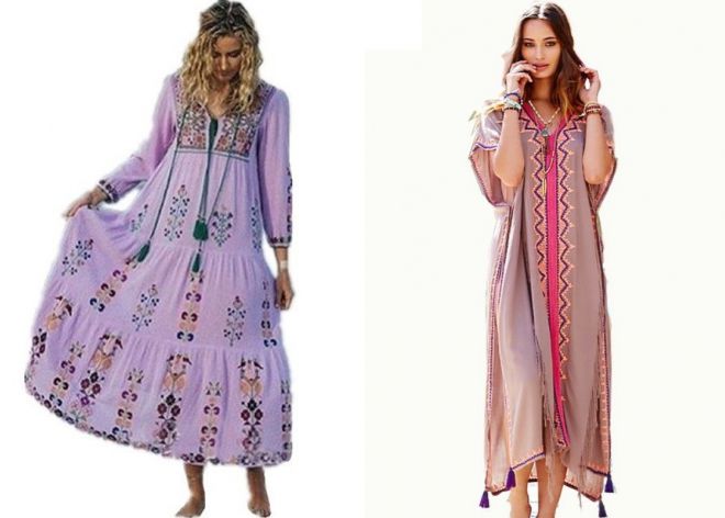 краивые модные домашние платья халаты